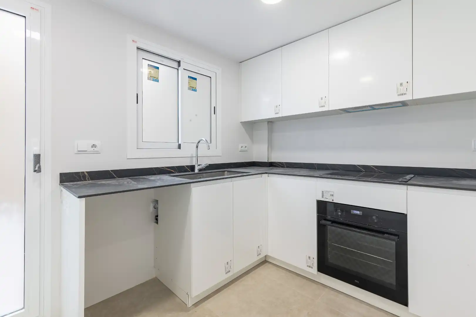 Cocina de Piso de alquiler en Meliana con Aire acondicionado, Terraza y Horno