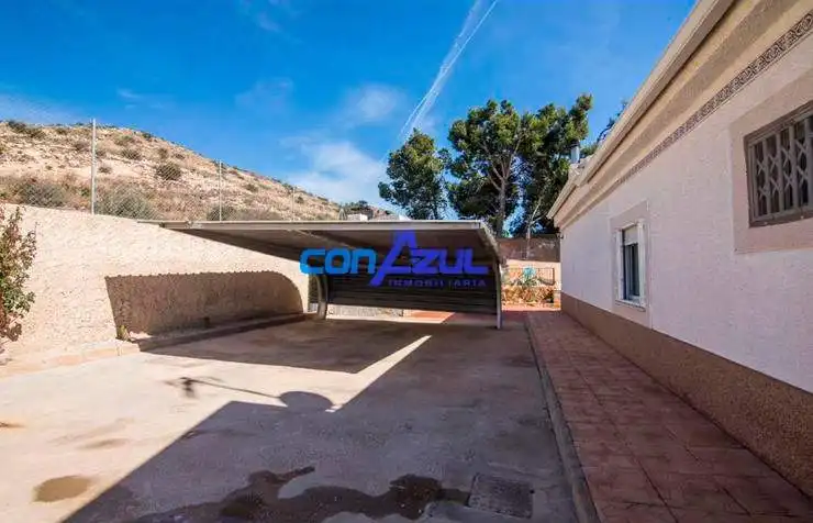 Vista exterior de Casa o xalet en venda en Elche / Elx amb Jardí privat, Terrassa i Piscina