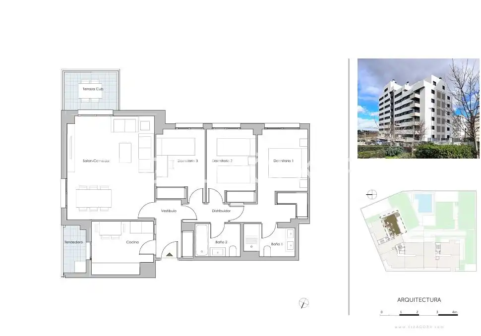 Flat for sale in Madrid  with Air Conditioner, Heating and Terrace