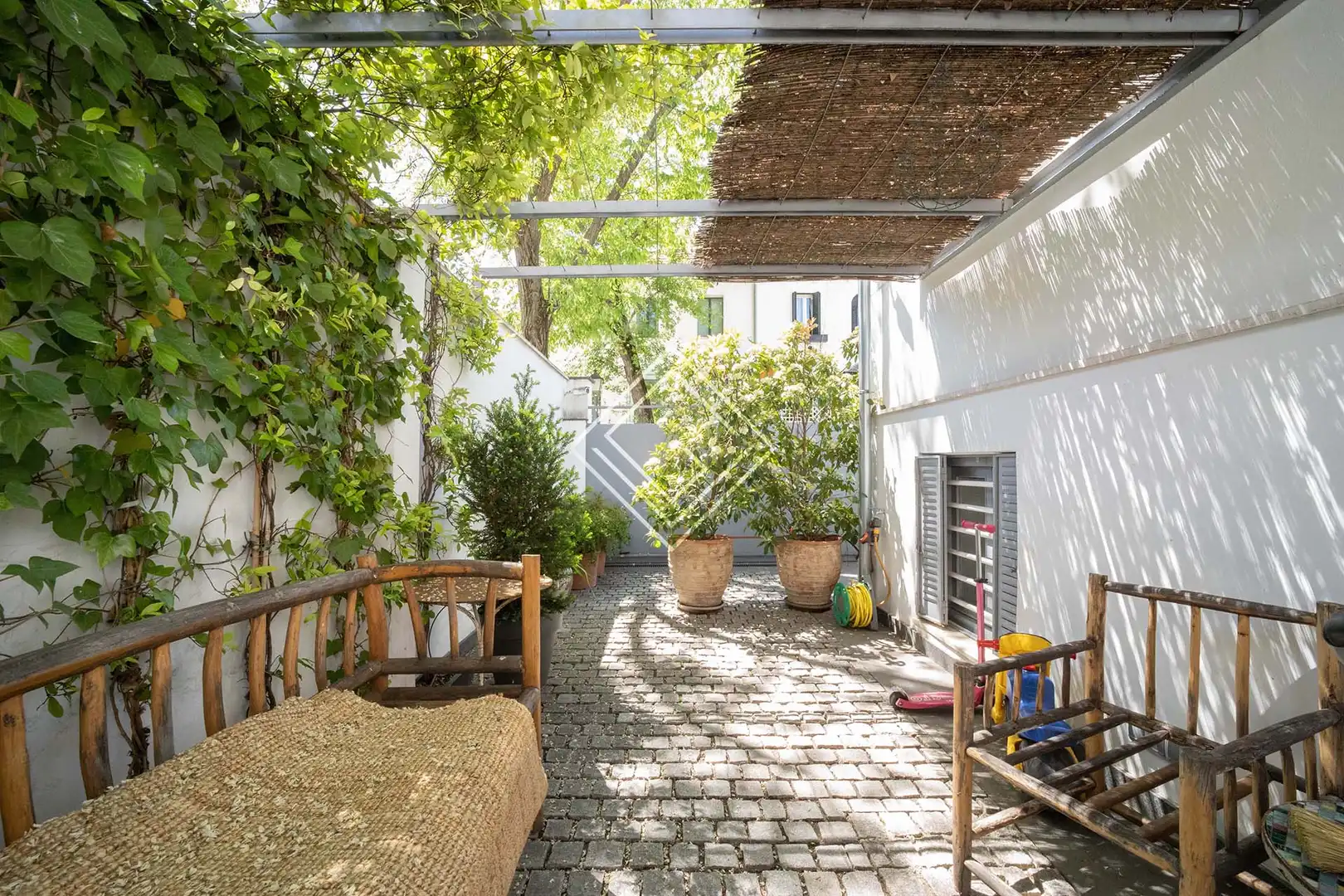 Terrace of Detached homes for rent in Madrid  with Air Conditioner, Heating and Terrace