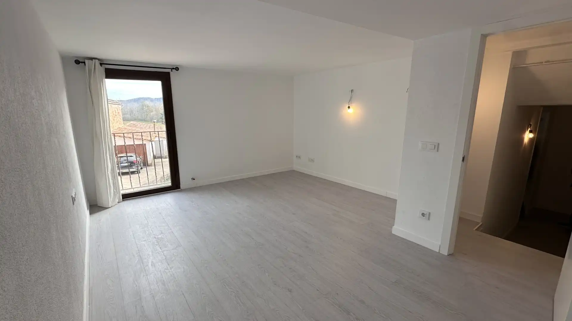Living room of Houses for sale in La Vall de Bianya  with Heating, Private garden and Parquet flooring