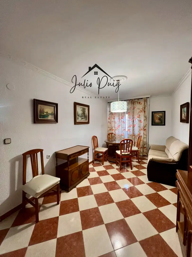 Living room of Flat for sale in Coria del Río  with Air Conditioner and Furnished