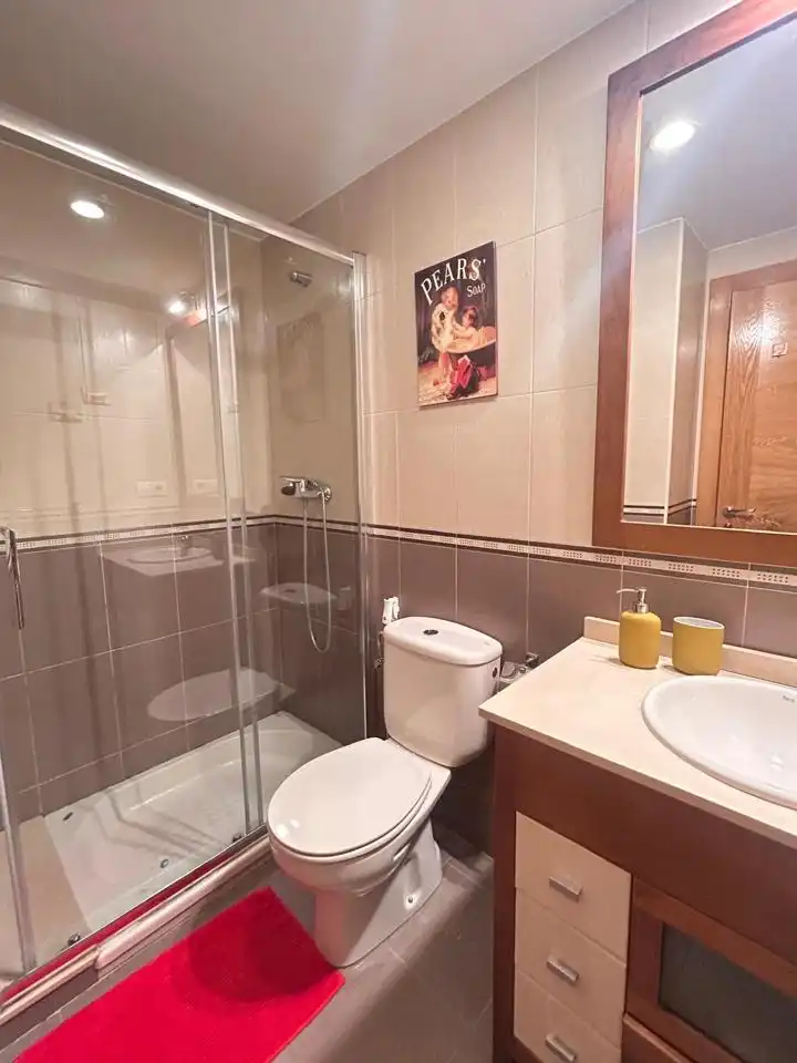 Bathroom of Flat for rent in Gijón   with Heating, Storage room and Furnished
