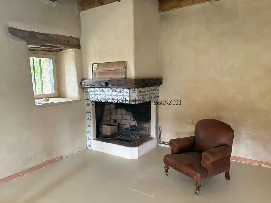 Wohnzimmer von Country house zur Miete in Laudio / Llodio mit Heizung und Balkon