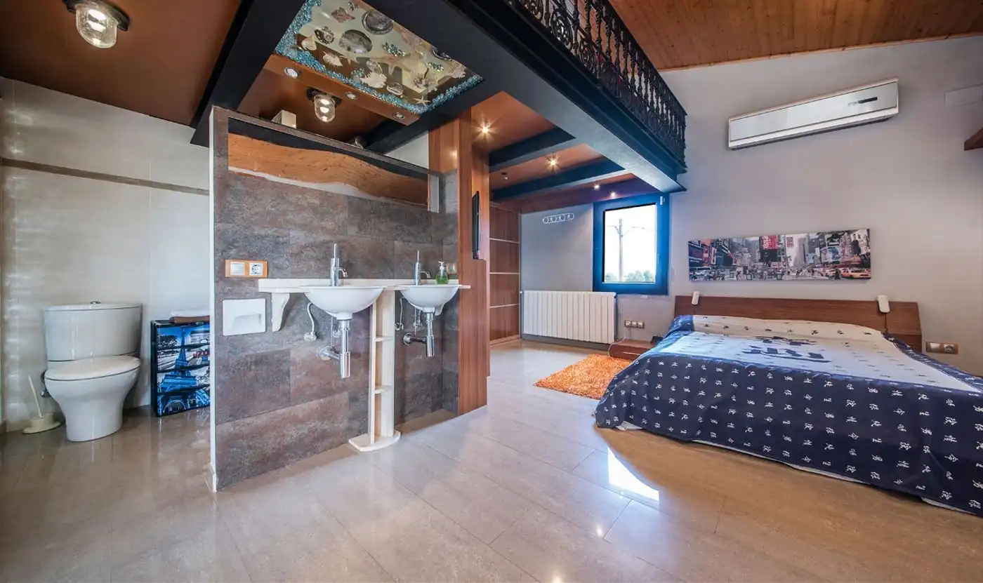 Habitación de Casa o chalet en venta en Vilobí del Penedès con Aire acondicionado, Calefacción y Terraza