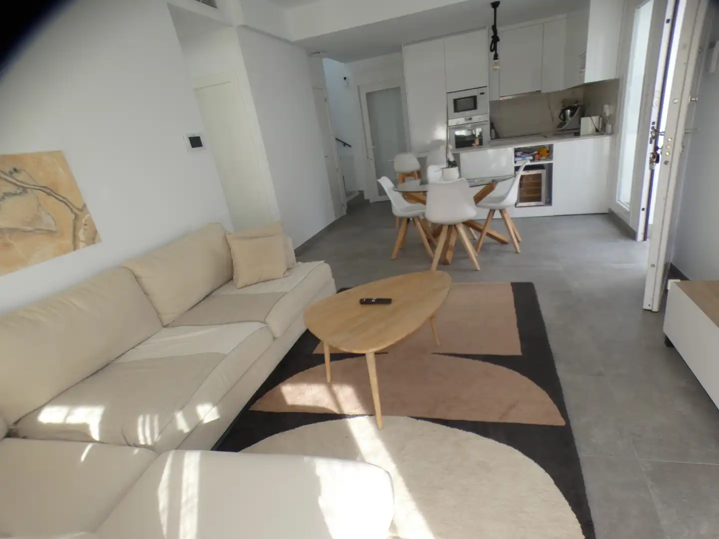 Sala de estar de Casa adosada en venta en San Pedro del Pinatar con Aire acondicionado, Calefacción y Jardín privado
