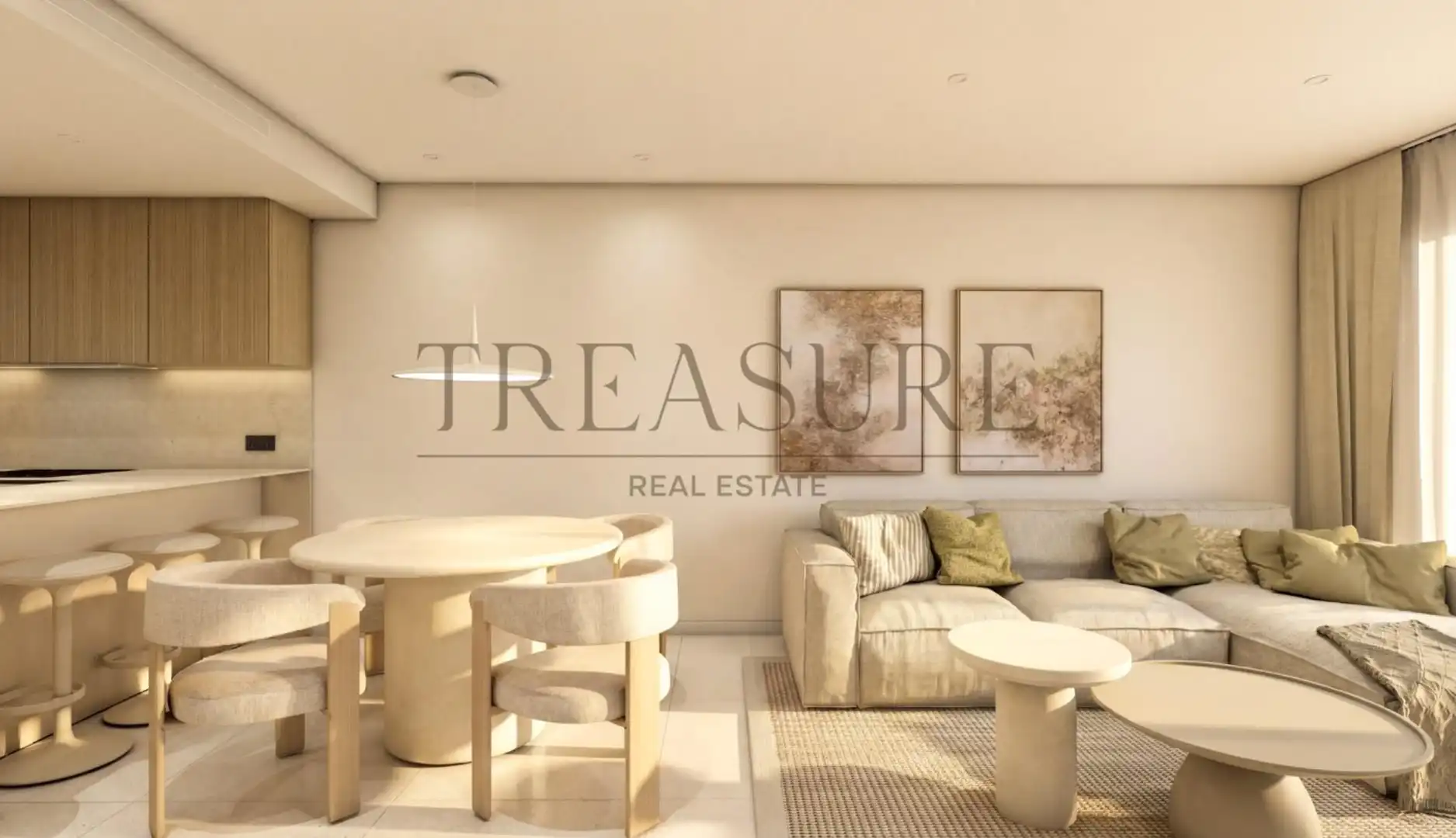 Sala de estar de Casa adosada en venta en Murcia con Calefacción, Jardín privado y Terraza