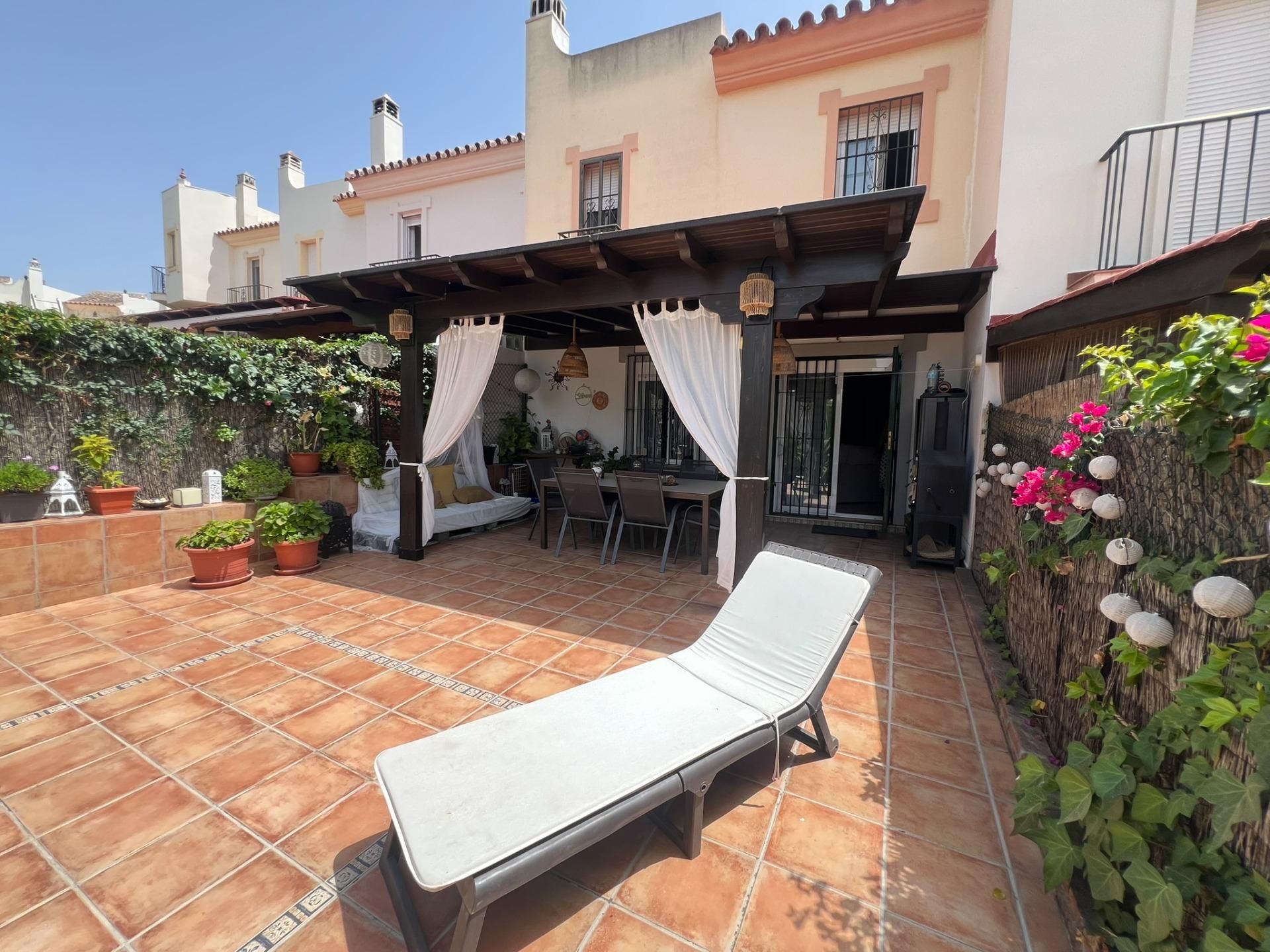 Terrace of Single-family semi-detached for sale in Mijas  with Air Conditioner, Private garden and Terrace