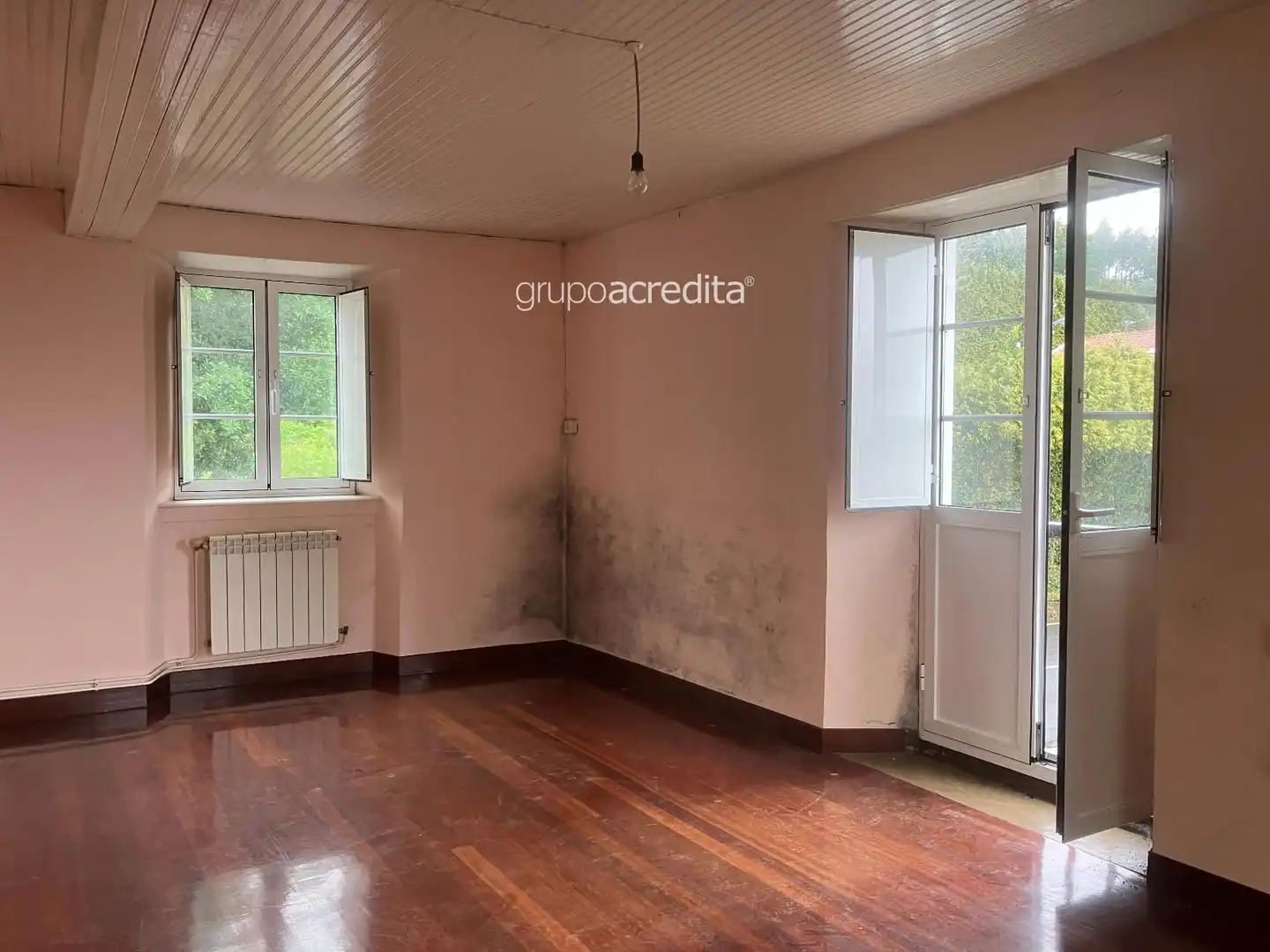 Sala d'estar de Casa o xalet en venda en Abegondo amb Calefacció i Terrassa
