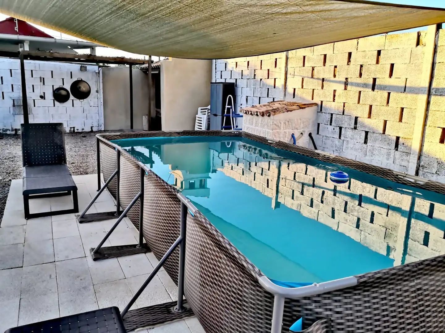 Piscina de Casa o xalet en venda en Cullera amb Aire condicionat, Jardí privat i Terrassa