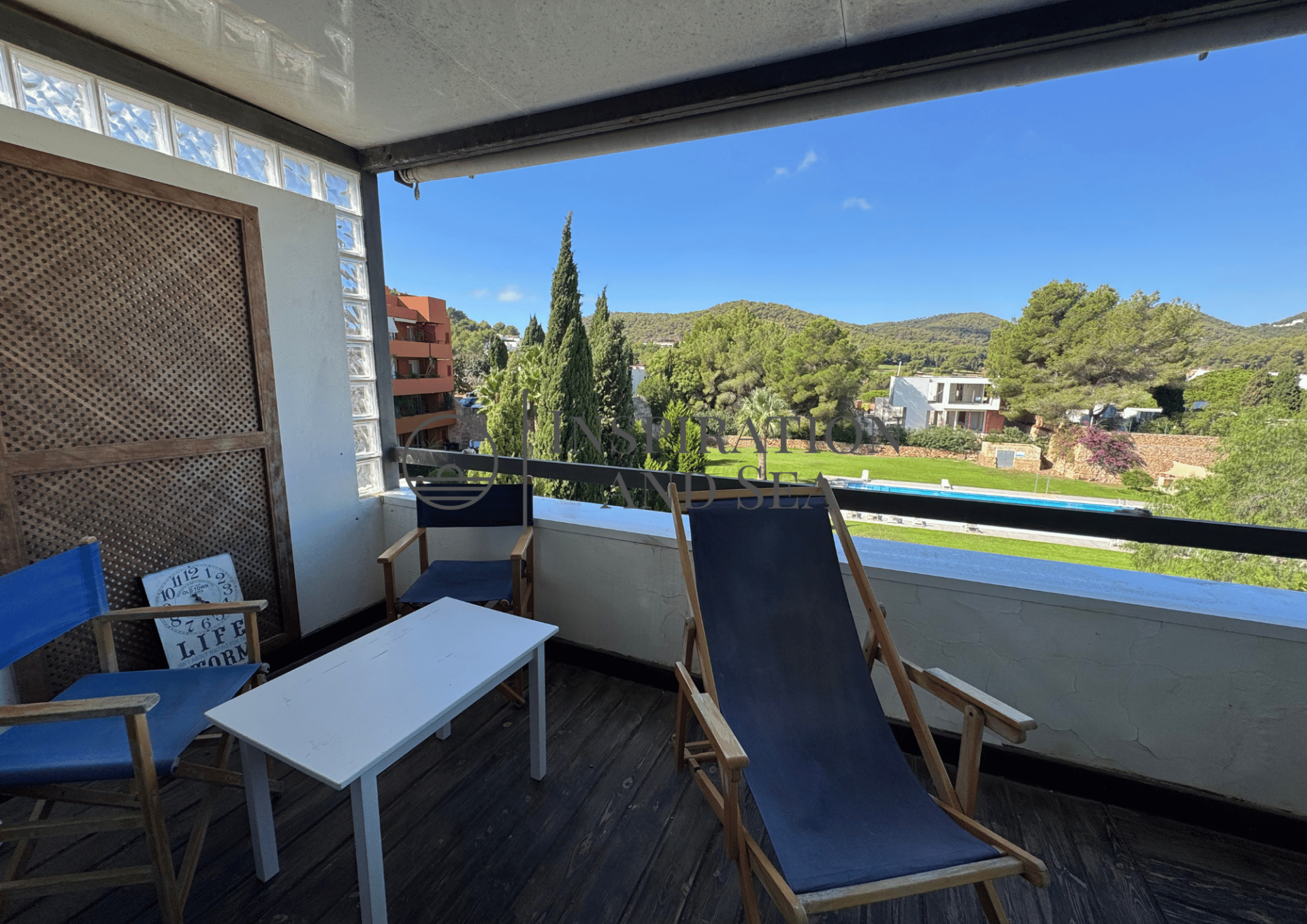 Terrace of Flat to rent in Santa Eulària des Riu  with Air Conditioner, Heating and Terrace