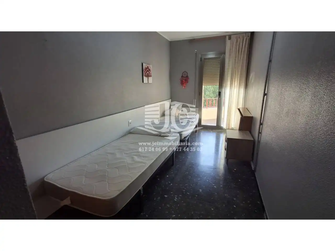 Bedroom of Flat for rent in Tortosa  with Heating, Furnished and Balcony