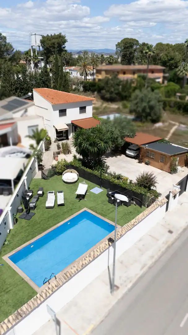 Terraza de Casa adosada en venta en L'Eliana con Aire acondicionado y Jardín privado