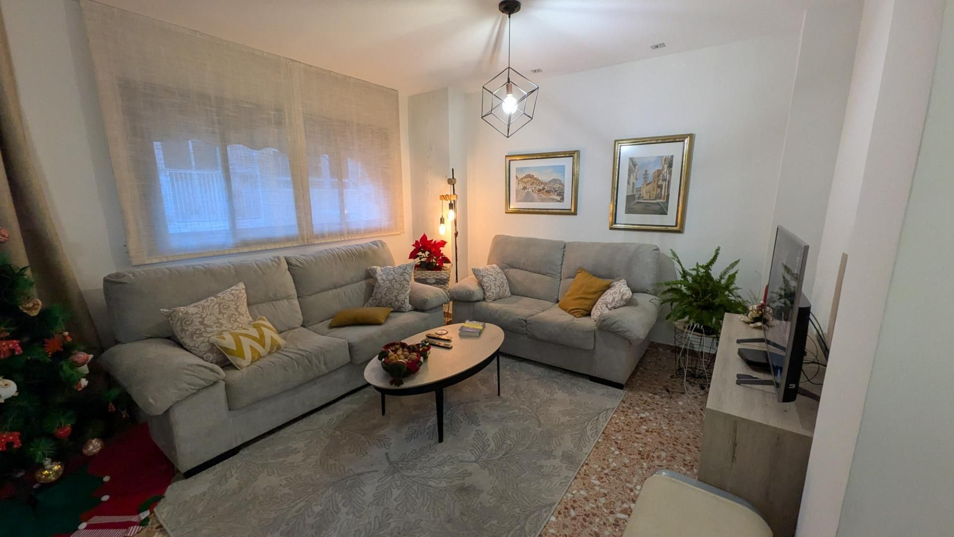 Sala d'estar de Pis en venda en Alicante / Alacant amb Aire condicionat, Calefacció i Terrassa