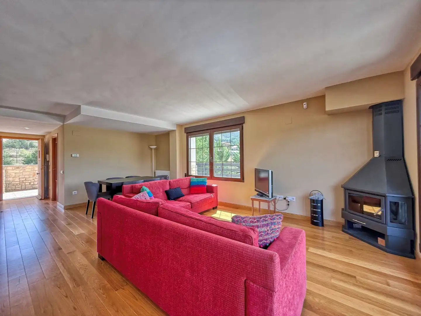 Living room of Detached homes for sale in Alcalá de la Selva  with Heating and Terrace