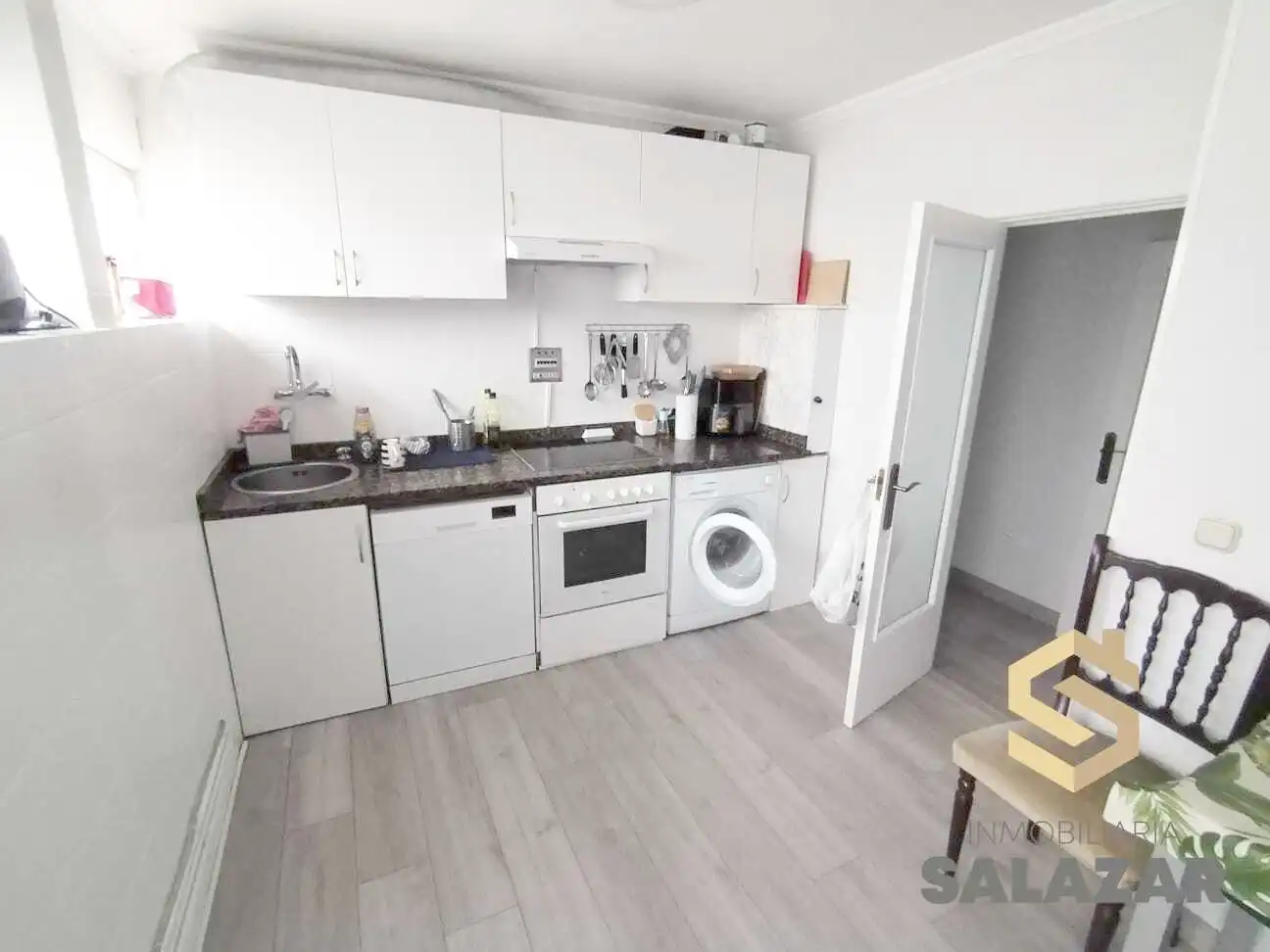 Cocina de Piso de alquiler en Gorliz con Calefacción