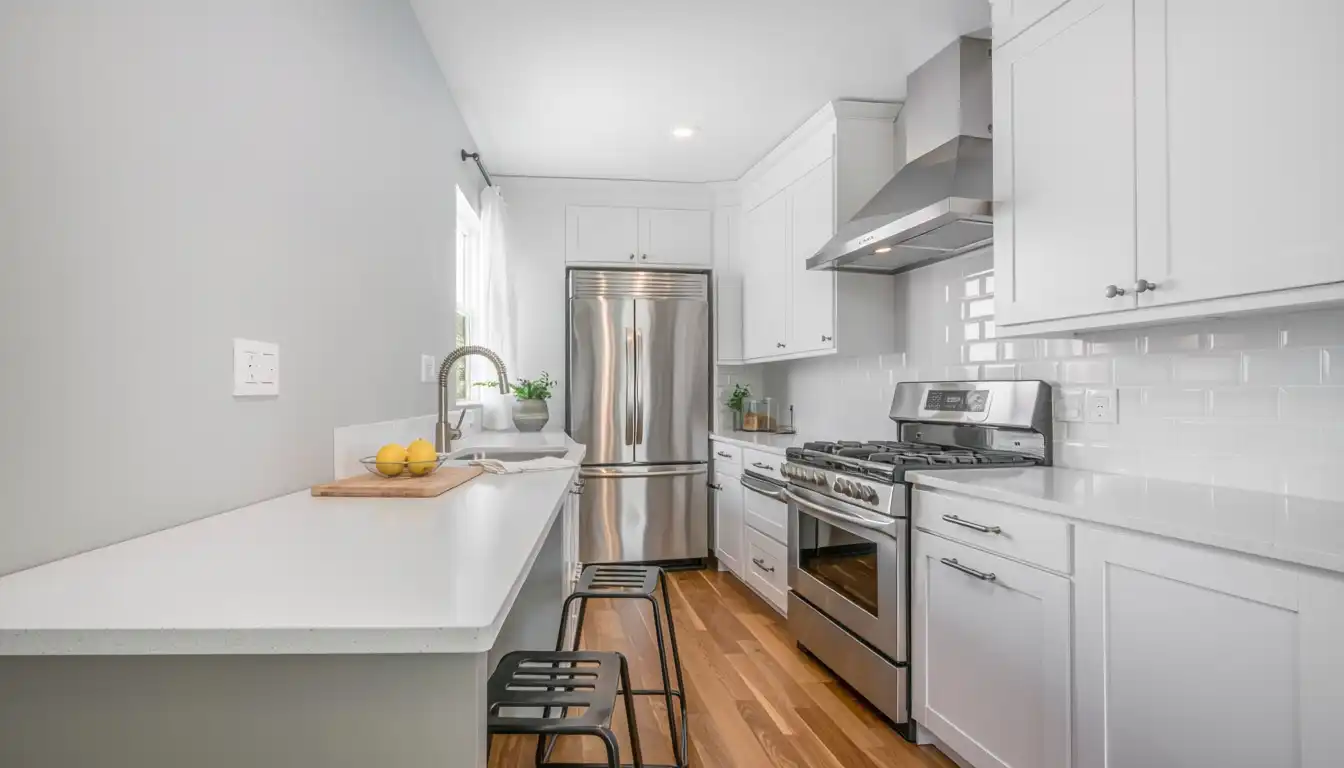 Cuina de Pis en venda en Alcorcón amb Calefacció, Jardí privat i Terrassa