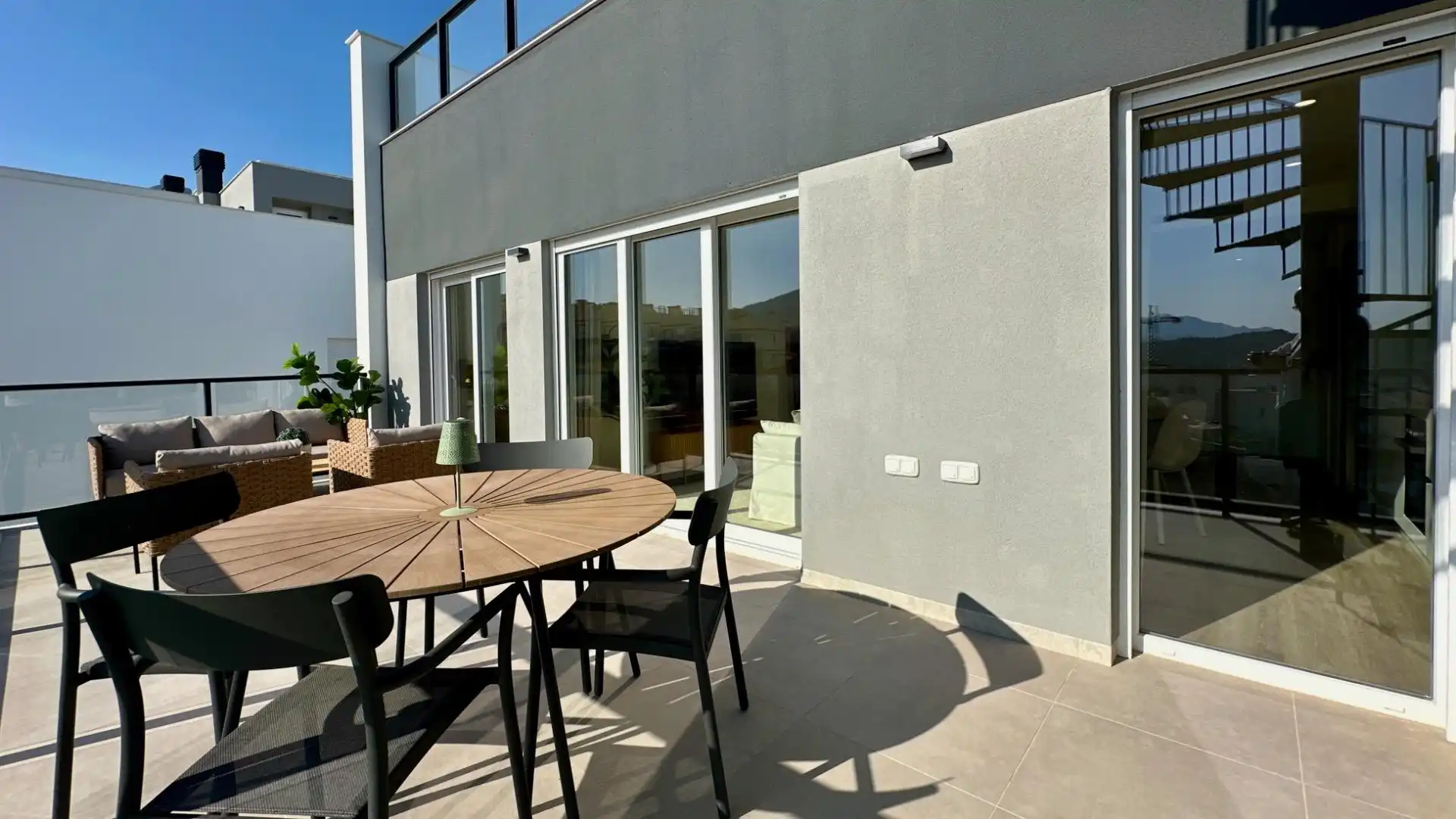 Terrassa de Apartament en venda en Finestrat amb Aire condicionat, Jardí privat i Terrassa