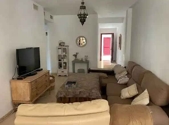 Living room of Ground floor for rent in Casares  with Air Conditioner, Private garden and Terrace