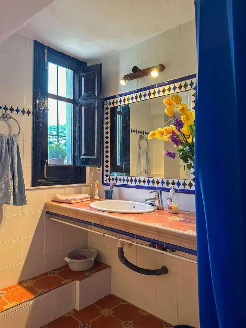 Baño de Apartamento en venta en Los Guájares con Terraza y Alarma