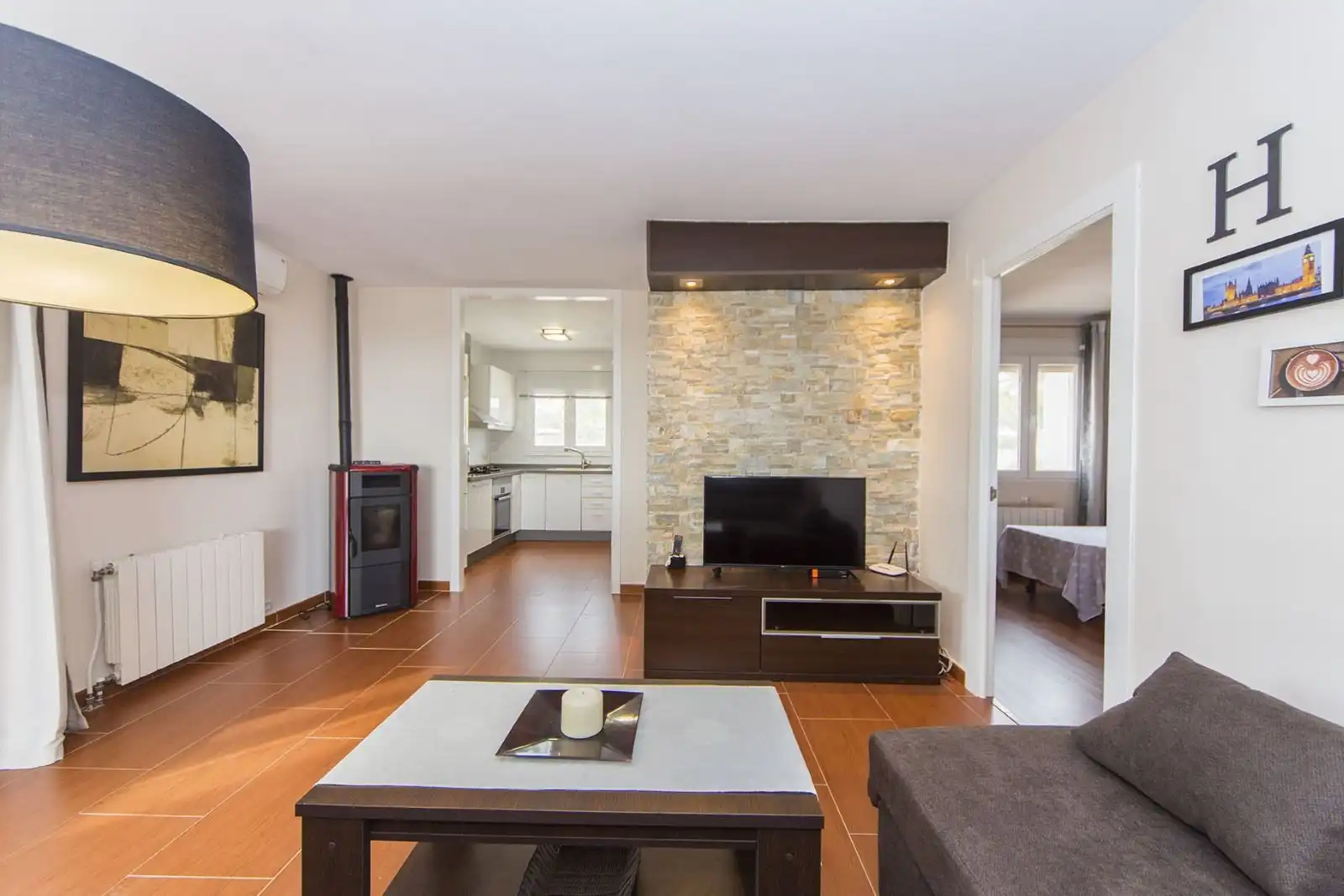 Living room of Houses for sale in Calpe / Calp  with Air Conditioner, Heating and Private garden