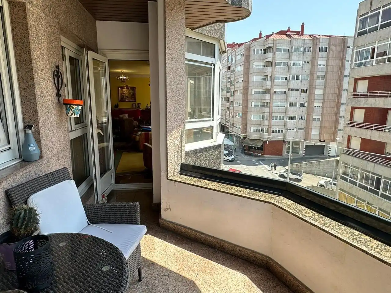 Balcony of Flat for sale in Vigo   with Heating, Parquet flooring and Terrace