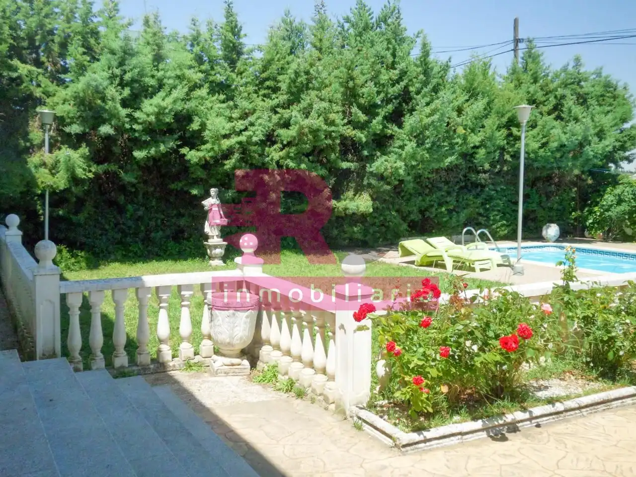Terraza de Casa o chalet en venta en Castellanos de Villiquera con Calefacción, Jardín privado y Piscina