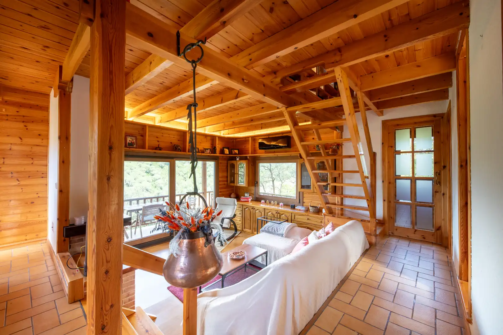 Sala d'estar de Casa o xalet en venda en Vallgorguina amb Aire condicionat, Calefacció i Balcó