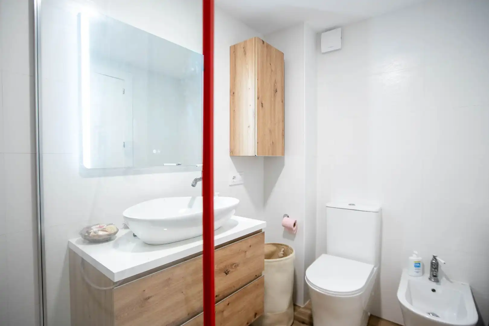 Badezimmer von Wohnung zum Verkauf in Estella / Lizarra mit Heizung, Terrasse und Möbliert