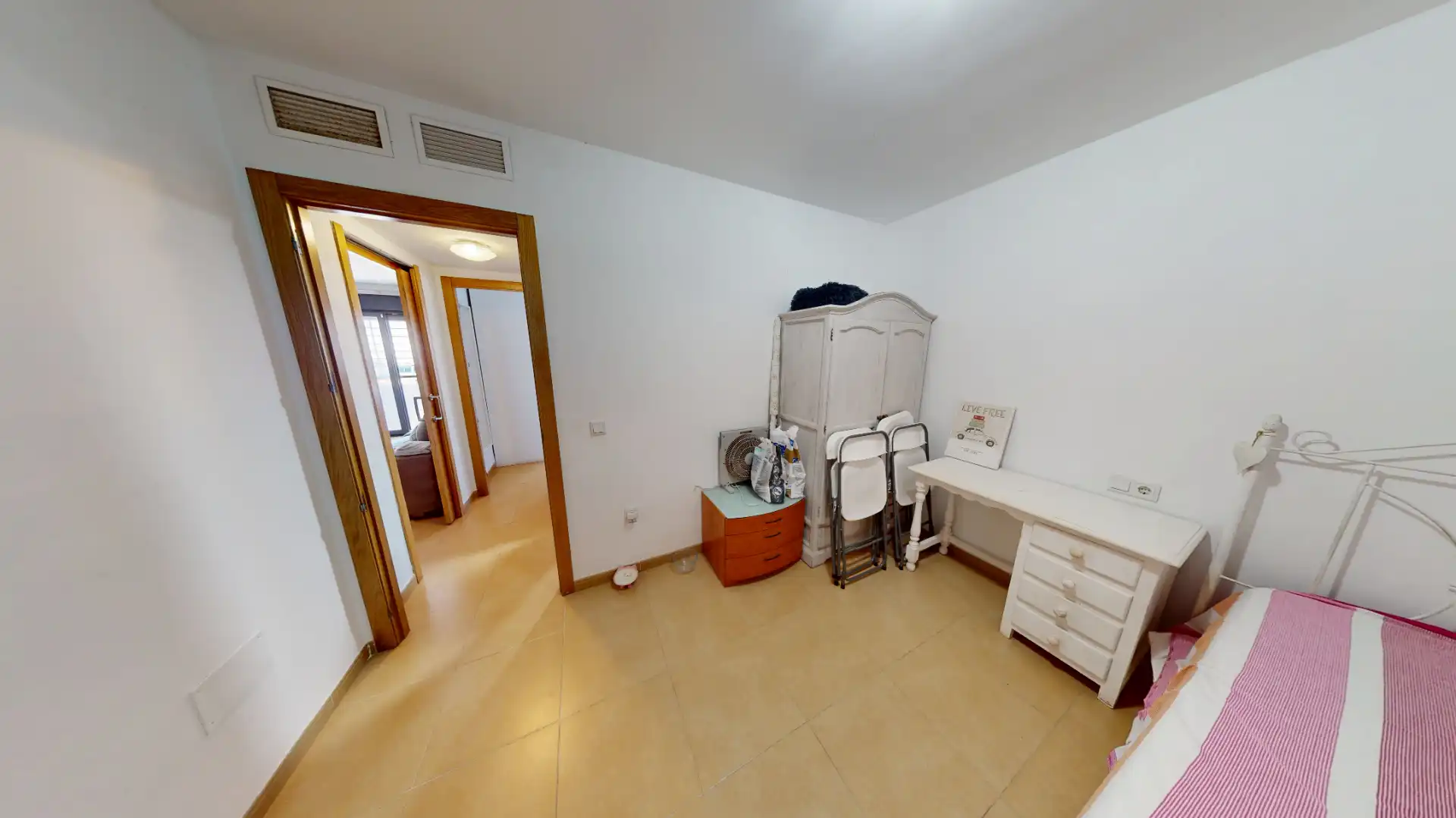 Bedroom of Flat for sale in Roquetas de Mar  with Air Conditioner, Heating and Private garden