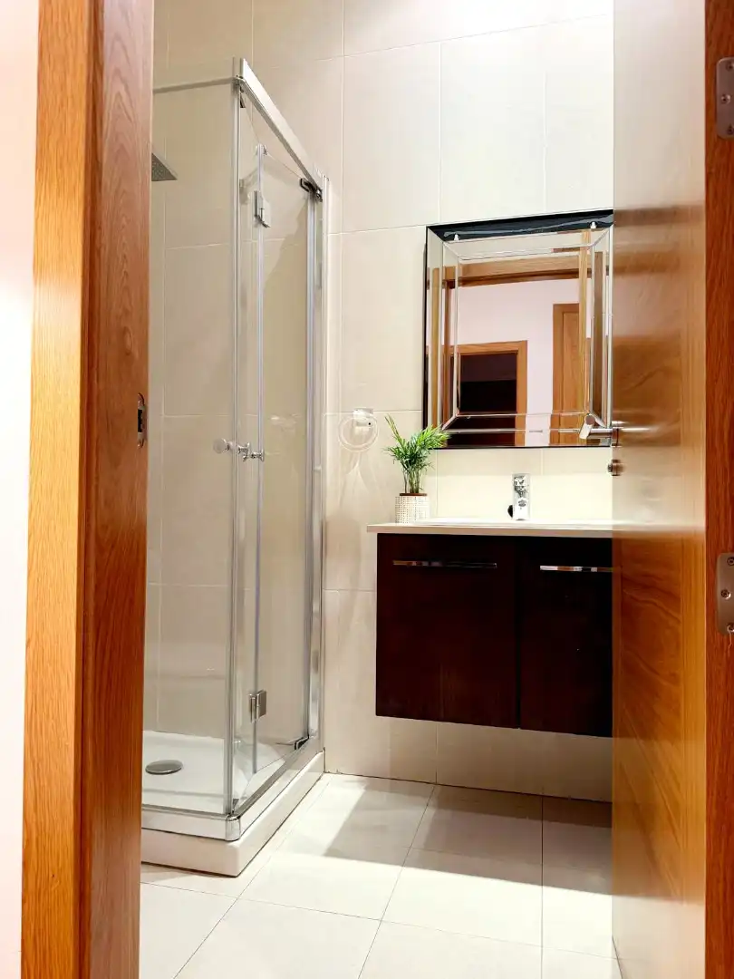 Bathroom of Flat for rent in Poio  with Heating, Furnished and Balcony