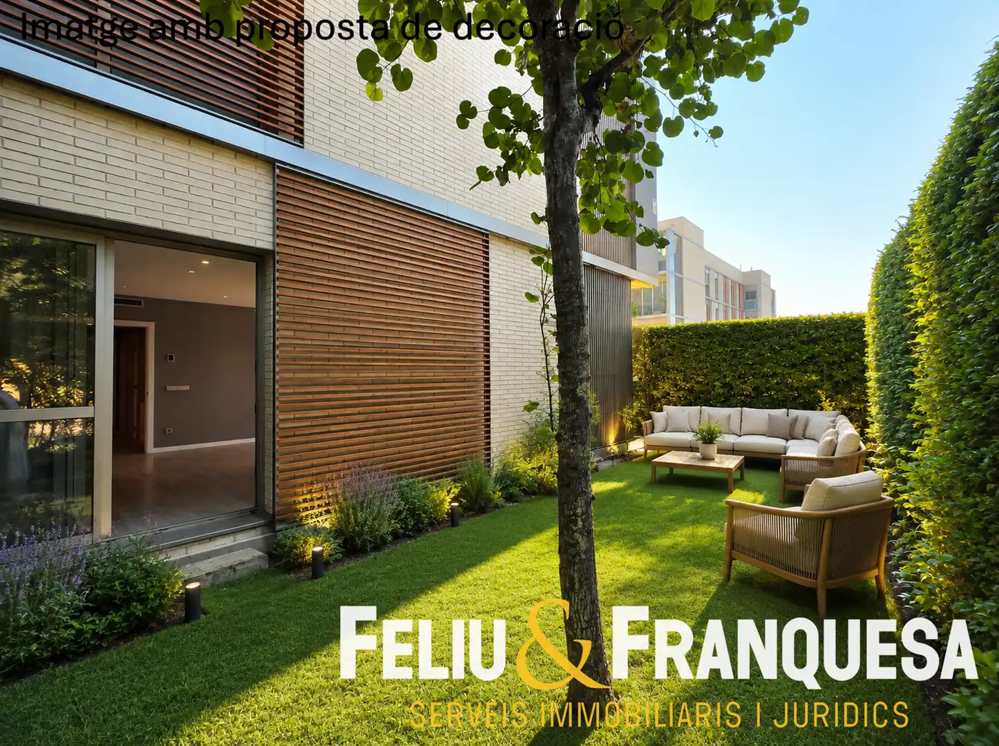 Terraza de Piso en venta en Sant Cugat del Vallès con Calefacción, Jardín privado y Terraza