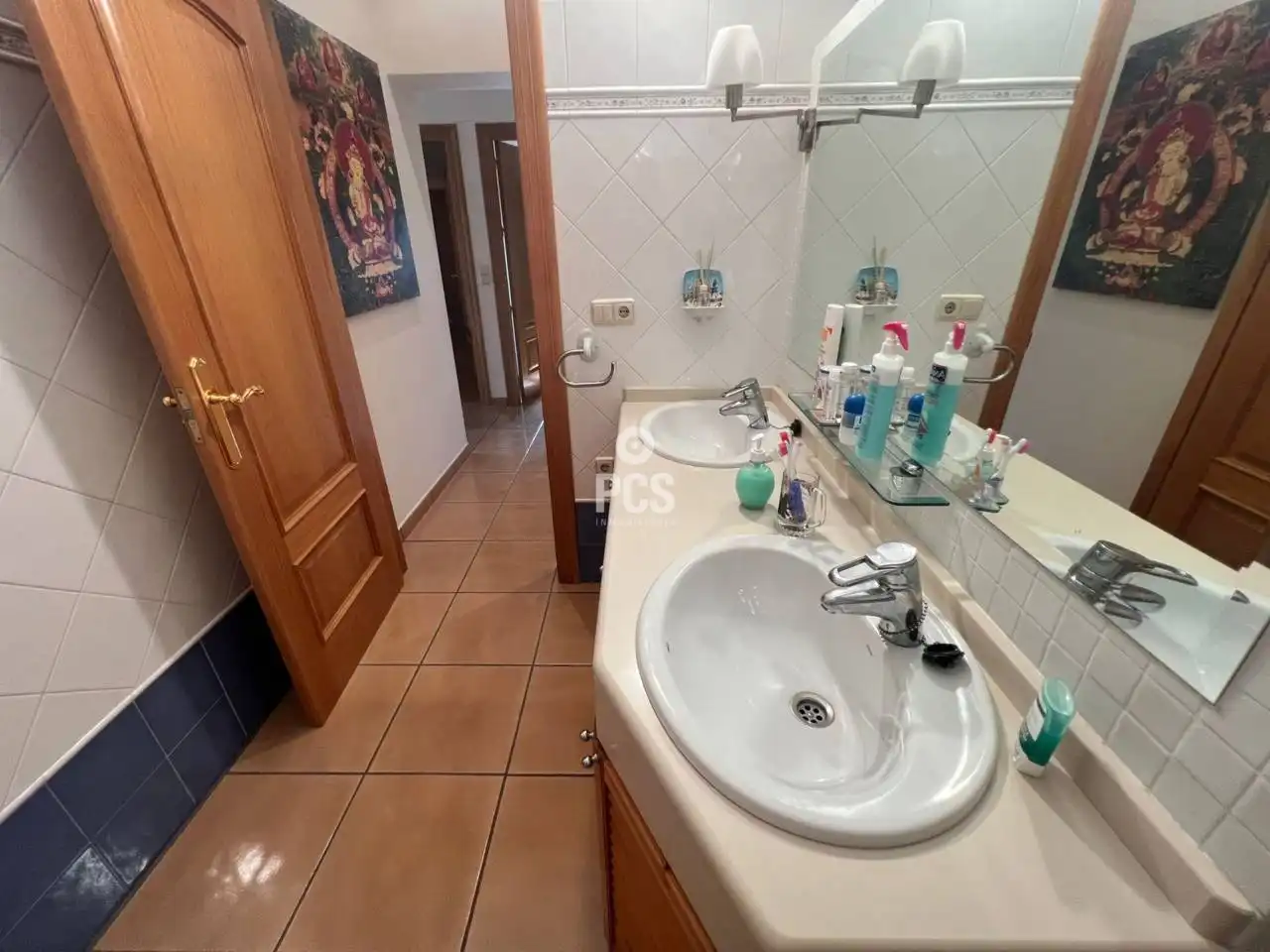 Baño de Casa o chalet en venta en Lorca con Aire acondicionado, Jardín privado y Terraza