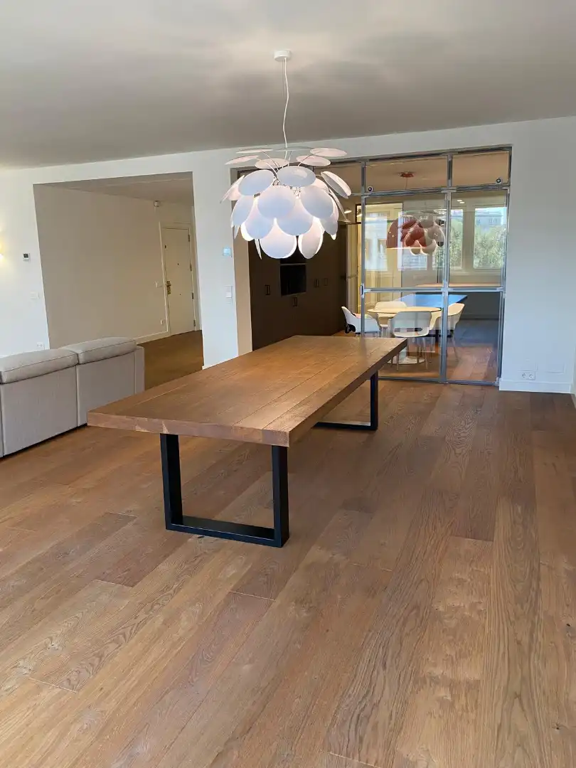 Esszimmer von Wohnung zur Miete in Barcelona mit Klimaanlage, Heizung und Parkett