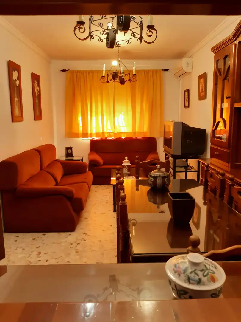 Living room of Houses for sale in Jerez de la Frontera  with Air Conditioner, Terrace and Furnished