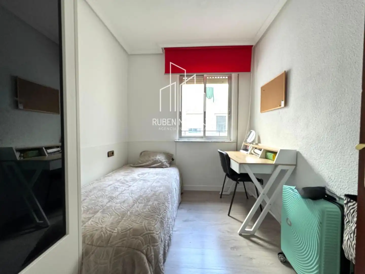 Schlafzimmer von Wohnung zur untervermieten in Salamanca mit Heizung, Terrasse und Möbliert