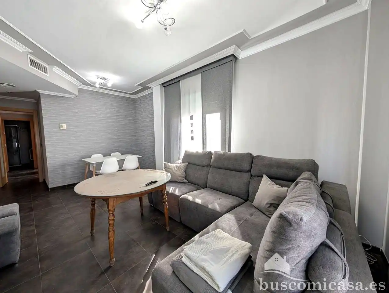Sala de estar de Piso de alquiler en Linares con Aire acondicionado, Terraza y Amueblado