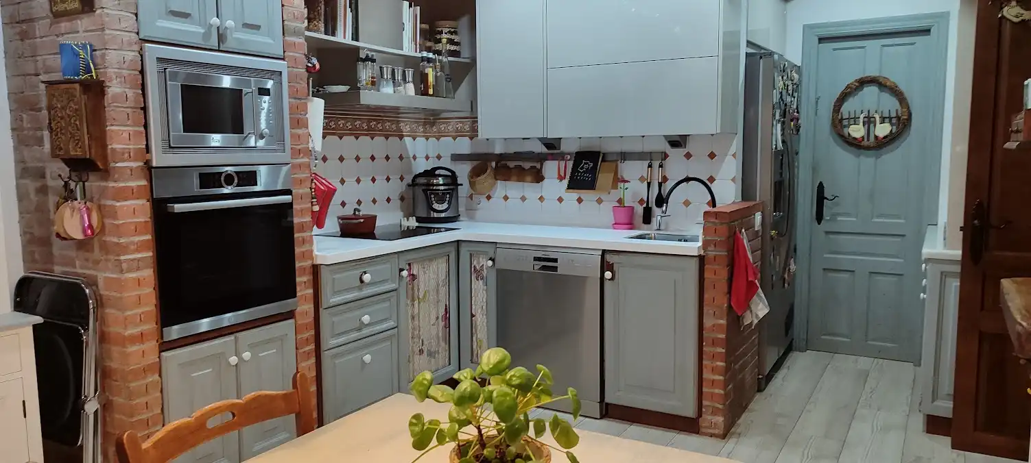 Cocina de Casa o chalet en venta en Nava con Calefacción, Jardín privado y Parquet