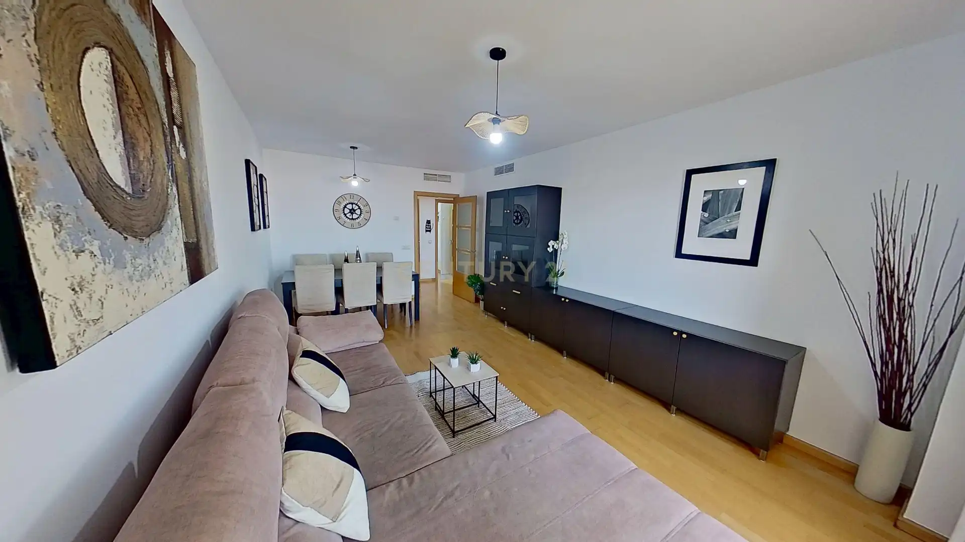 Sala de estar de Apartamento de alquiler en Málaga con Piscina, Horno y Lavadora