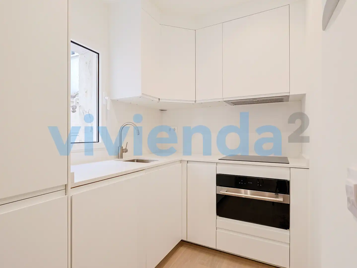 Küche von Wohnung zur Miete in Madrid mit Klimaanlage und Balkon