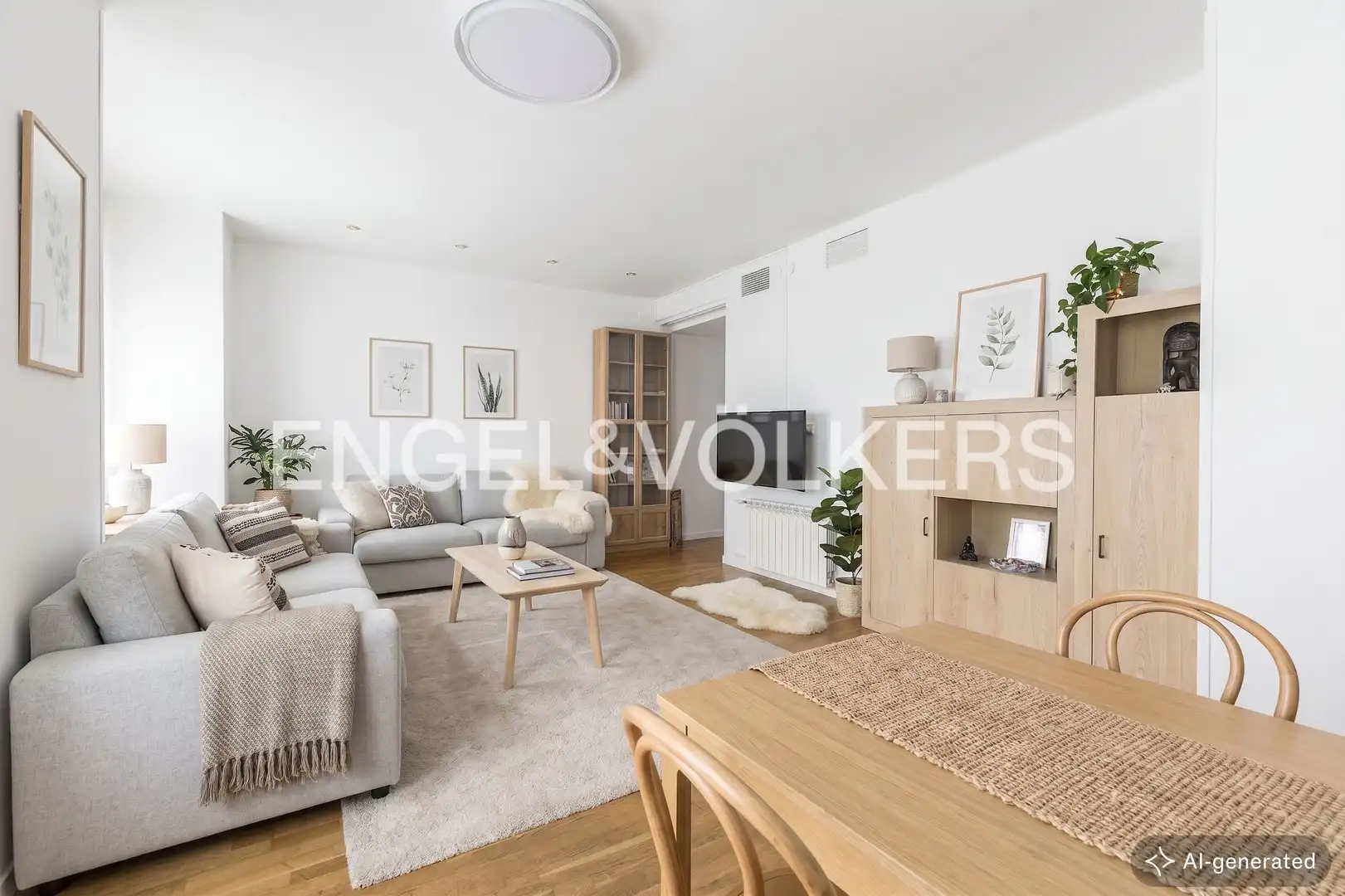 Sala de estar de Piso en venta en Barcelona con Aire acondicionado, Calefacción y Balcón