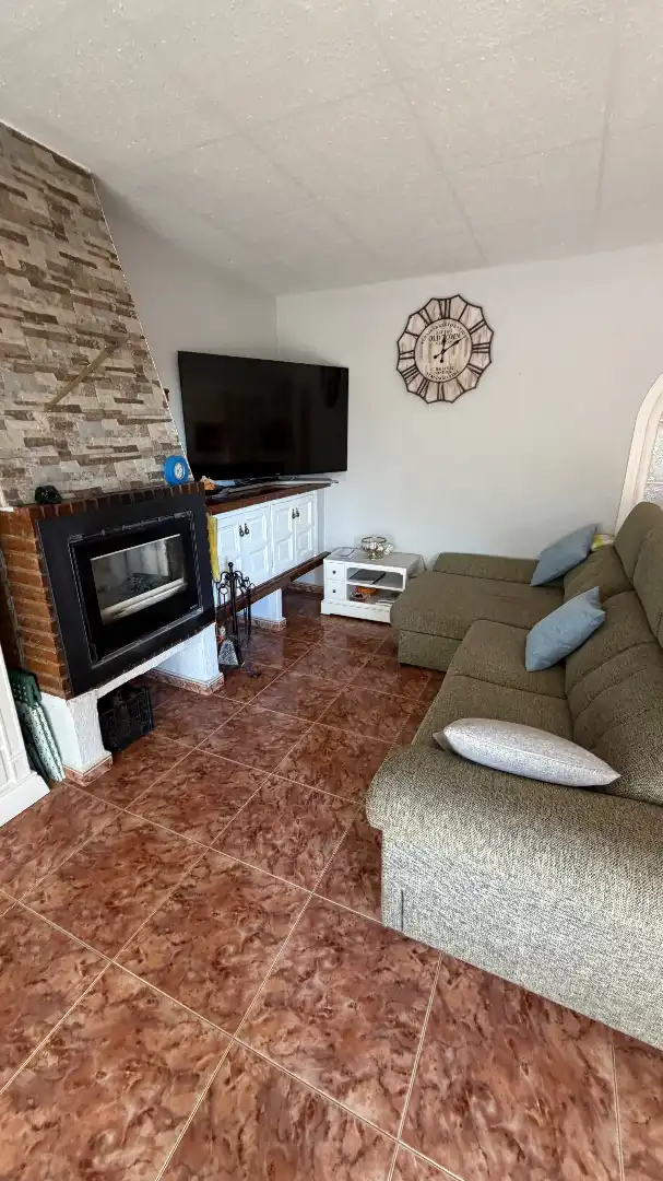 Sala d'estar de Casa o xalet en venda en Creixell amb Aire condicionat, Jardí privat i Terrassa