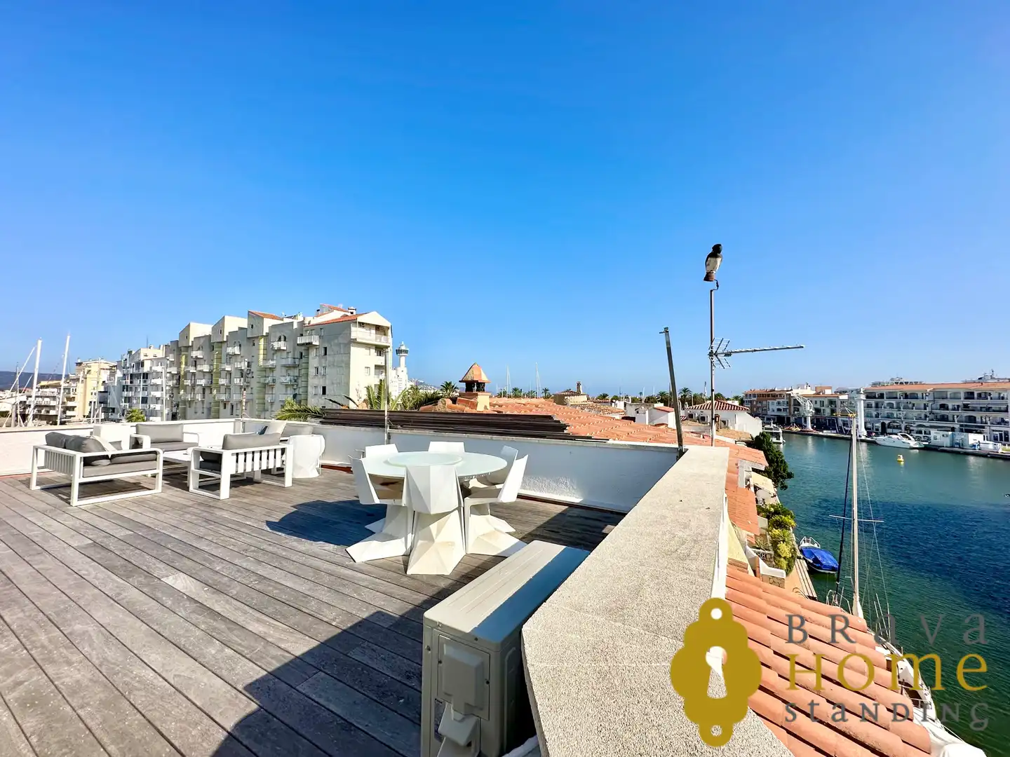 Terraza de Casa o chalet en venta en Empuriabrava con Aire acondicionado, Terraza y Piscina