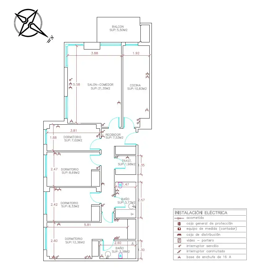 Wohnung zum Verkauf in Valencia mit Klimaanlage, Heizung und Terrasse