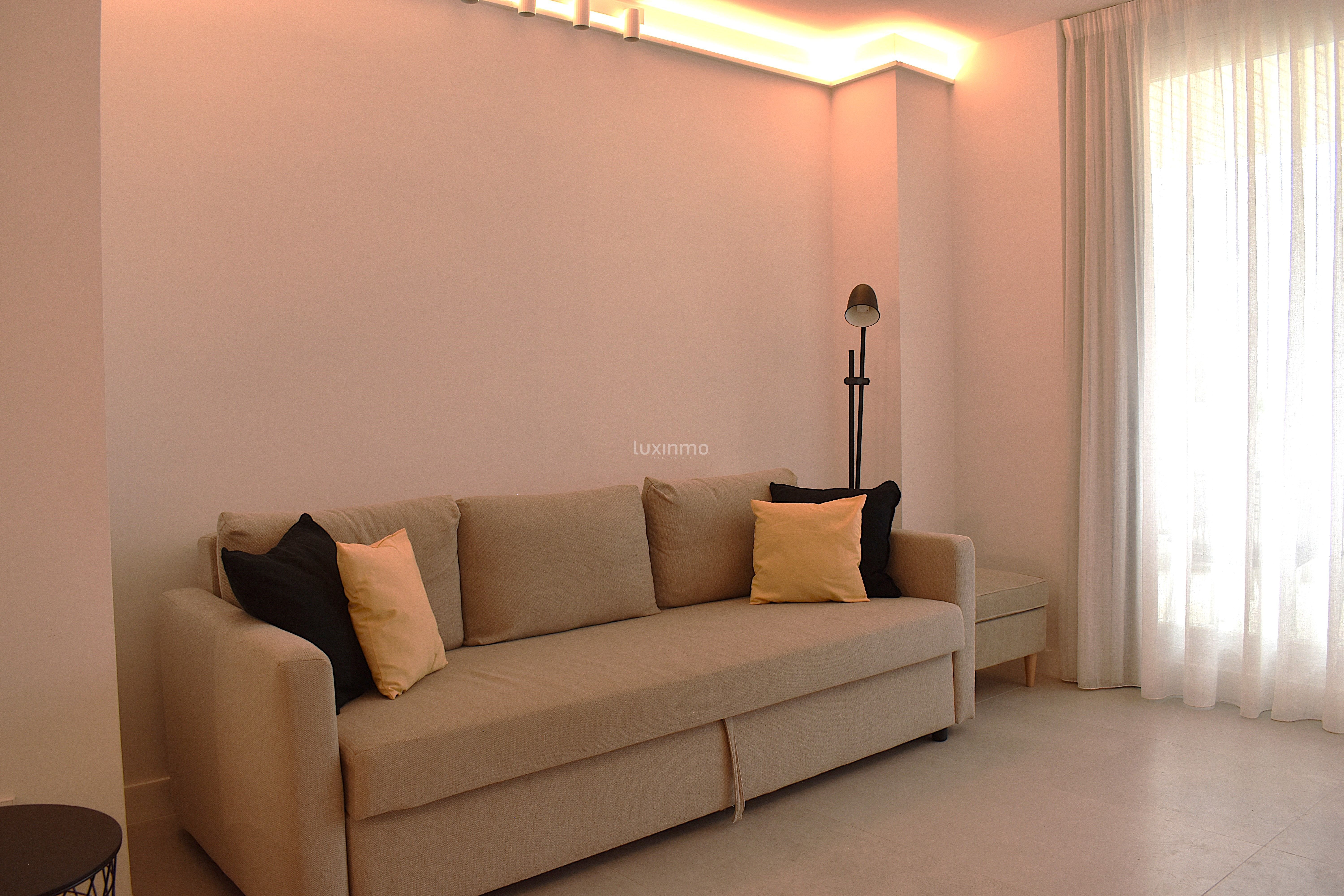 Sala d'estar de Pis en venda en Eivissa amb Aire condicionat, Calefacció i Jardí privat