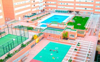 Swimming pool of Duplex to rent in  Madrid Capital  with Air Conditioner, Heating and Private garden