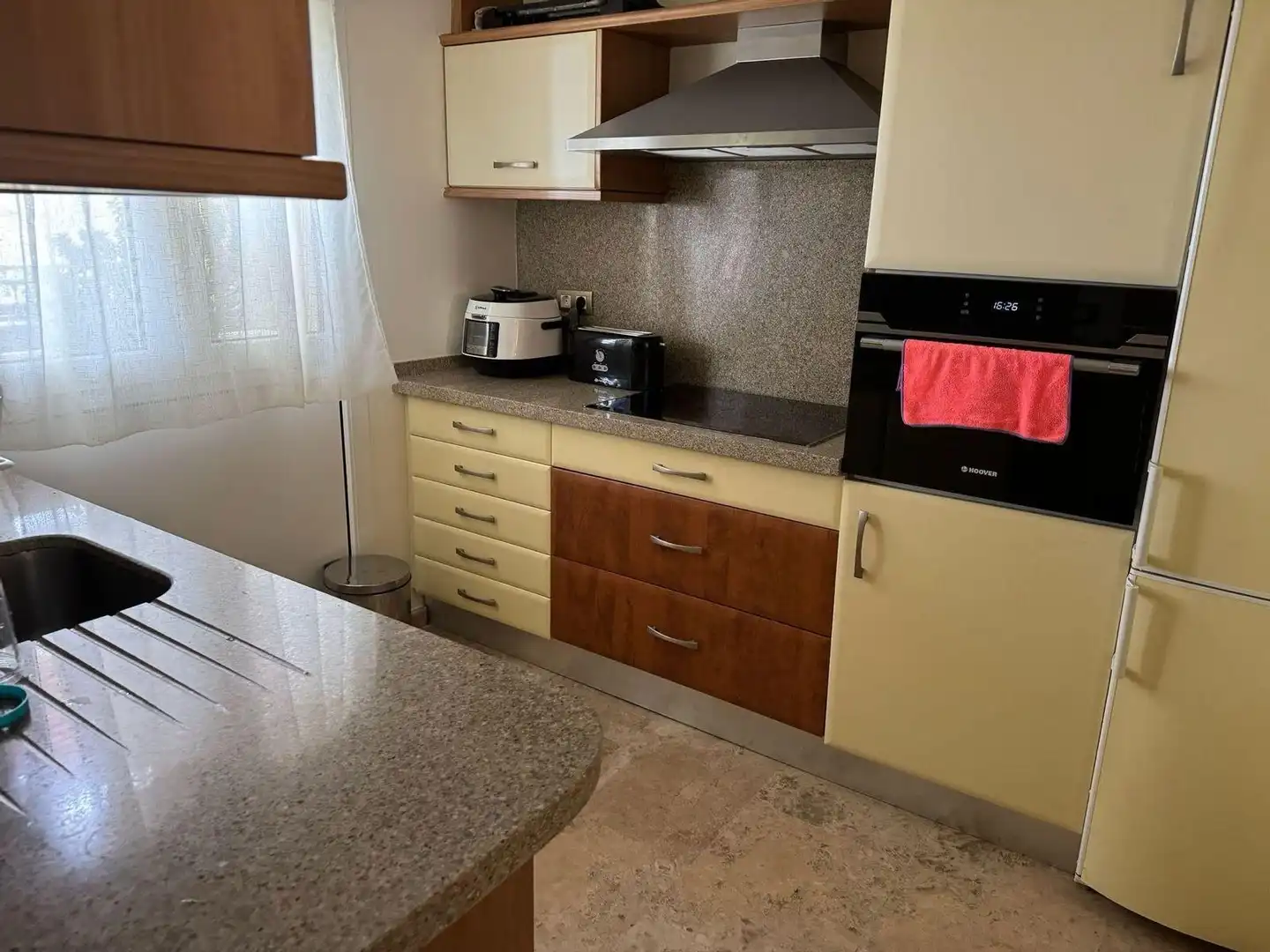 Cocina de Apartamento de alquiler en Mijas con Aire acondicionado, Terraza y Amueblado