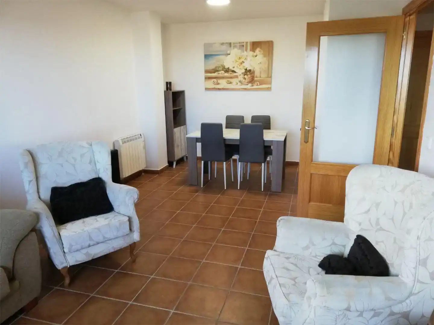 Sala d'estar de Pis de lloguer en Bronchales amb Moblat