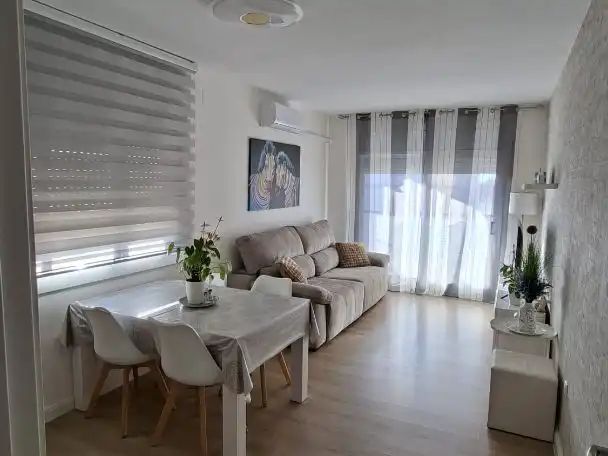 Living room of Flat for sale in Cunit  with Air Conditioner, Terrace and Balcony