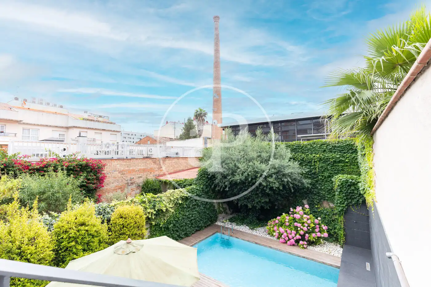 Terrassa de Casa adosada en venda en Sabadell amb Aire condicionat, Calefacció i Jardí privat